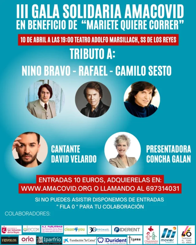 Gracias @amacovid por ayudar a Mariete. Animaros a pasar una tarde juntos por una buena causa ❤️